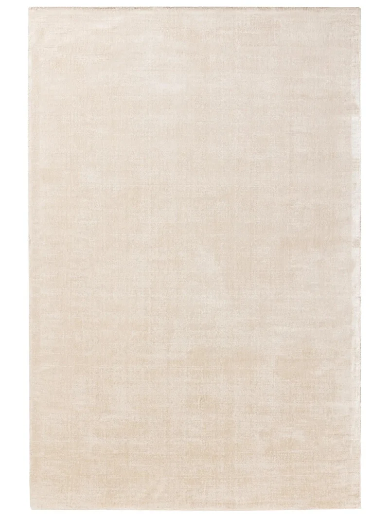 Tapis moderne uni crème 120x170 cm