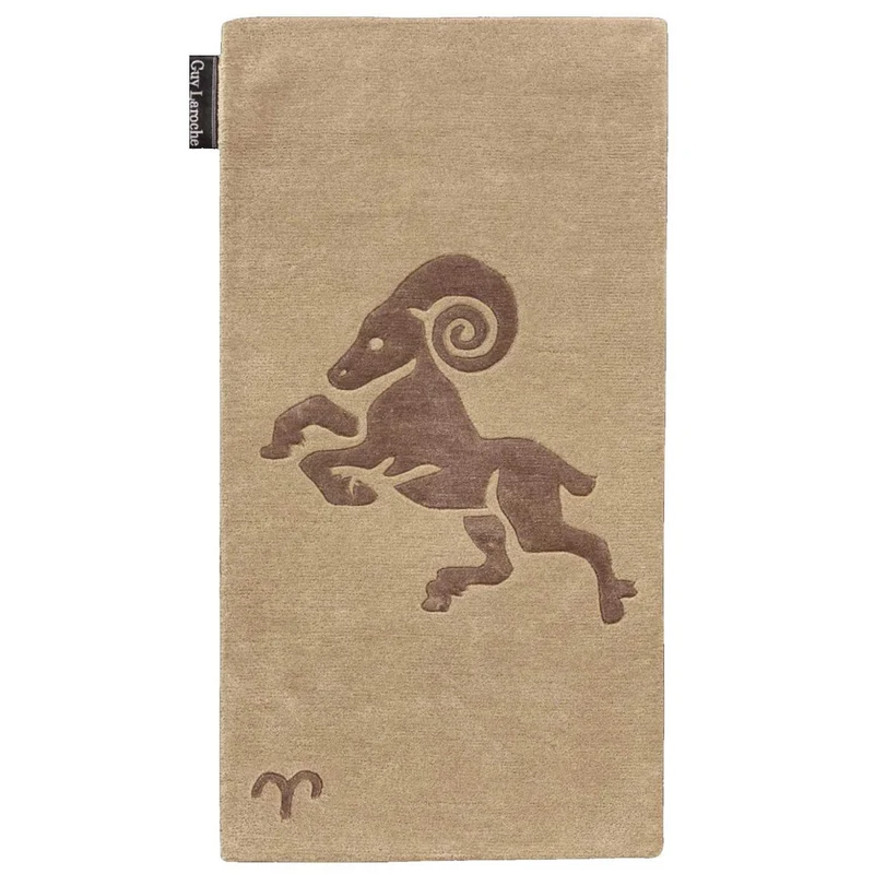 Tapis Beige Signe Bélier 70x130 cm – Guy Laroche