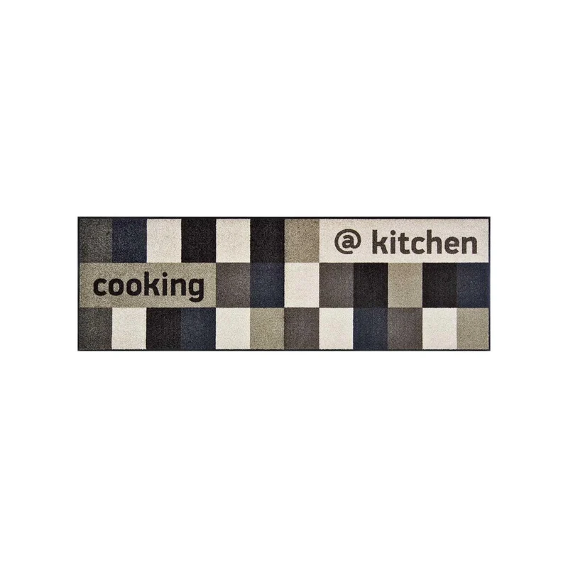 Tapis de Cuisine Marron 60x180 cm – Wash + Dry