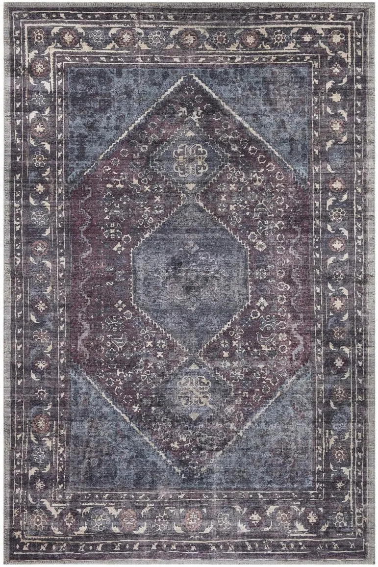 Tapis Oriental multicolore effet vintage pour salon GASHGAI