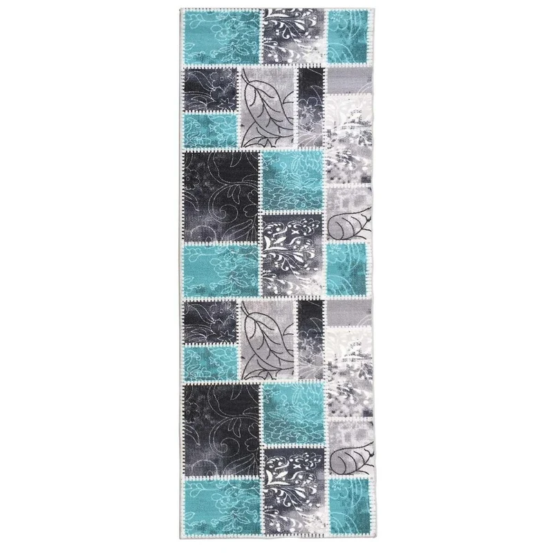 Tapis de Cuisine Turquoise Vintage 67x180 cm – Royaume du Tapis