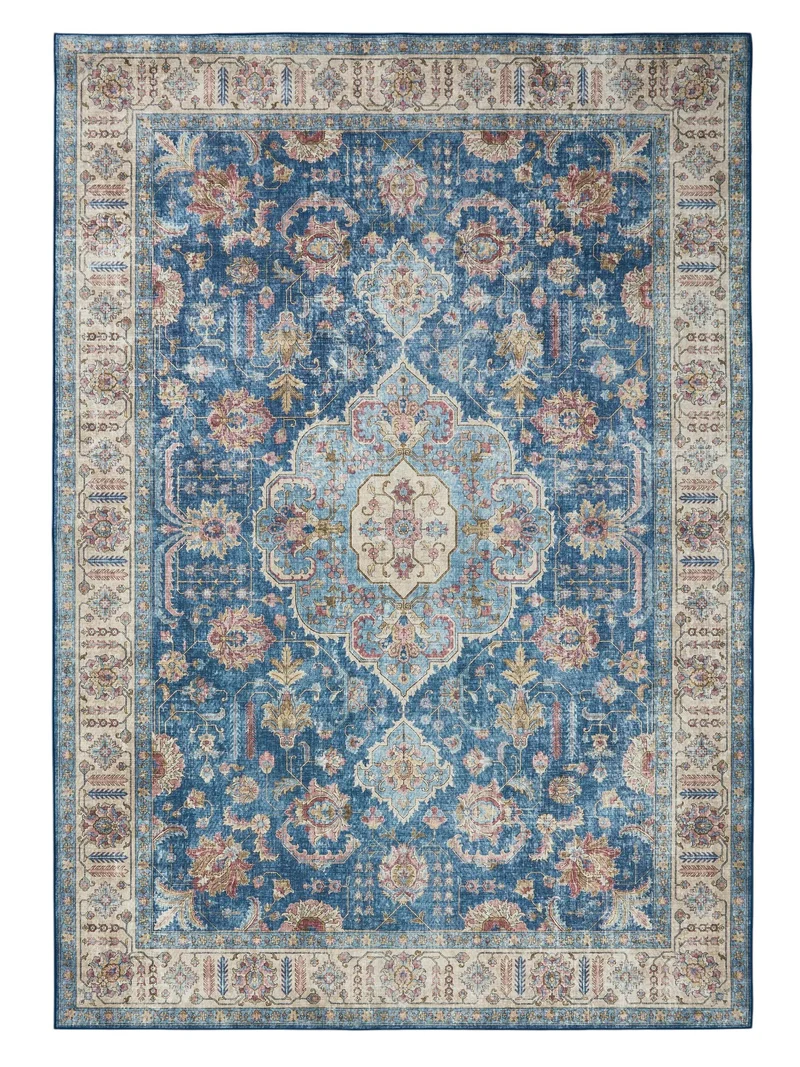 Tapis oriental bleu 160x230 cm