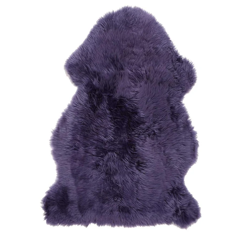 Tapis Peau de Mouton Violet 60x95 cm – Dezenco