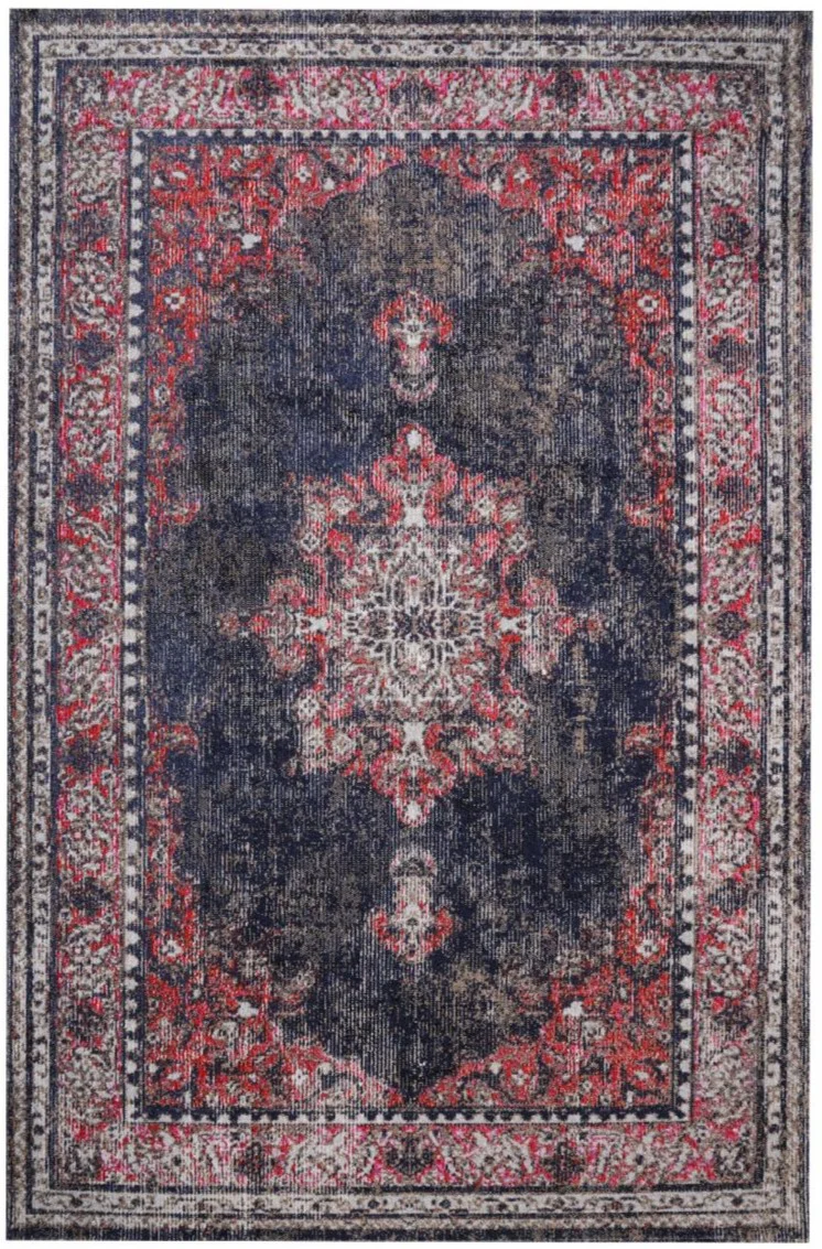 Tapis Oriental rouge kilim pour salon OZLEM