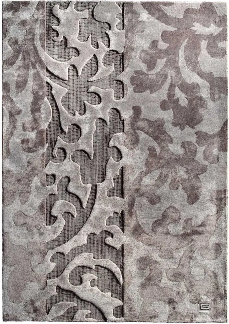 Tapis GUY LAROCHE marron en viscose tufté main 190x290