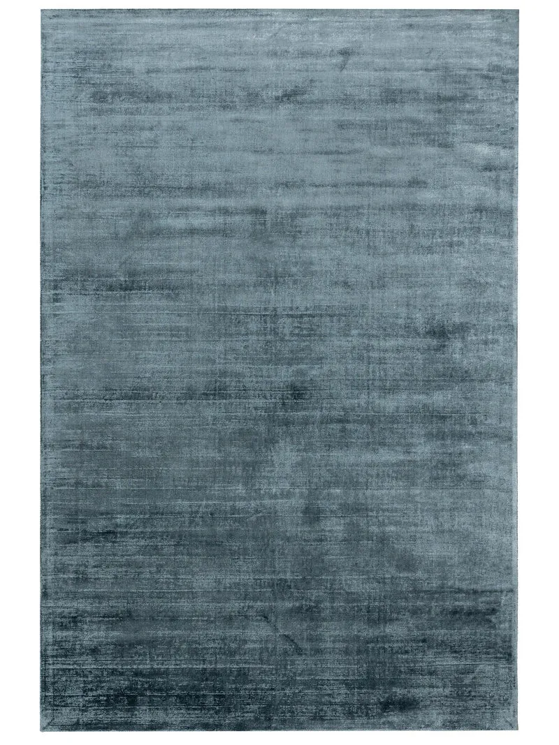 Tapis moderne uni bleu 200x300 cm