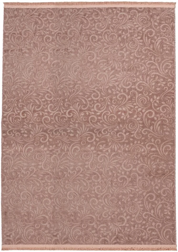 Tapis de salon style Baroque Marron PERILLO