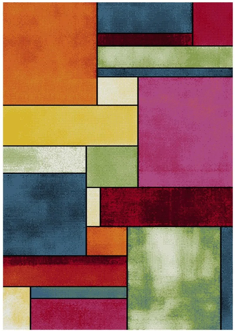 Tapis Multicolore pour salon graphique BRILLANCE