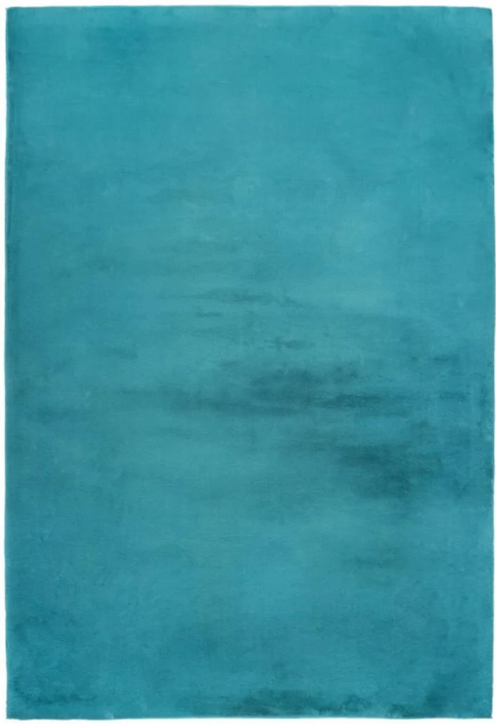 Tapis Bleu Uni ultra doux polyester SUPERSOFT