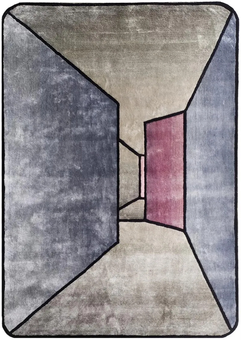 Tapis Moderne multicolore en viscose THE ROOM