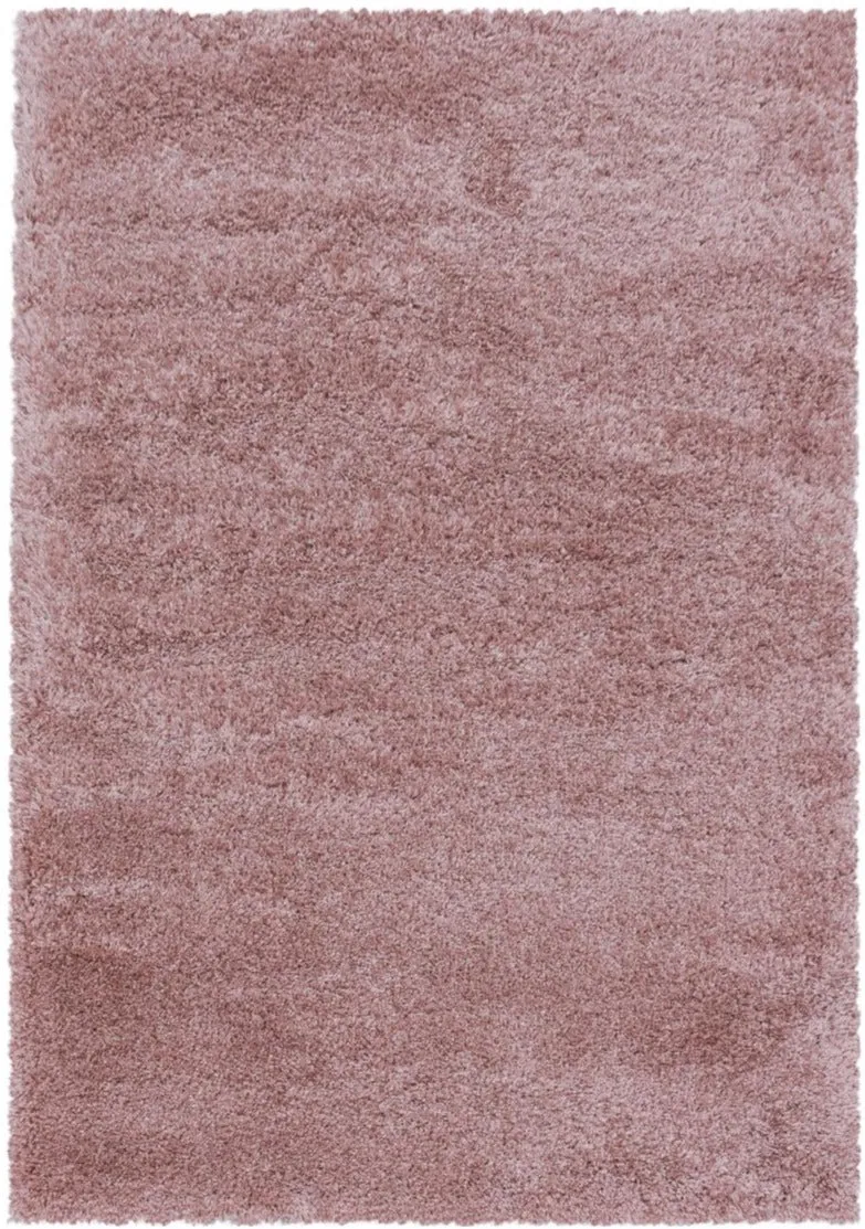 Tapis Rose Uni Shaggy pour Salon Chambre SHAGGYFLU