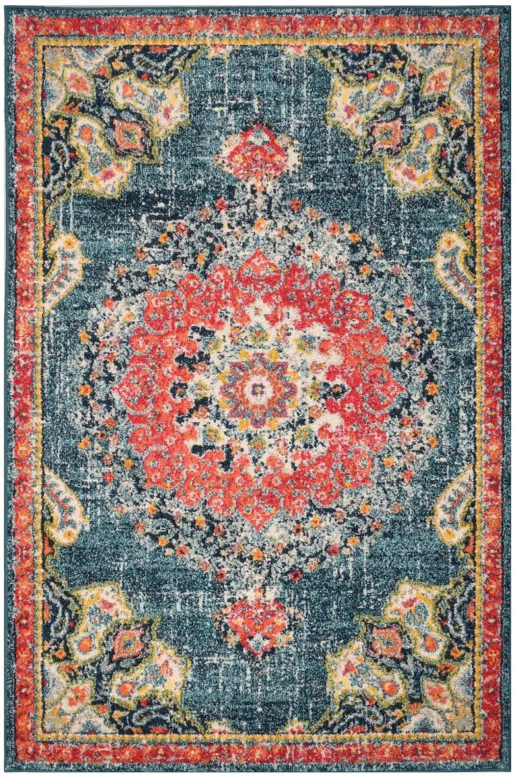 Tapis d'Orient Multicolore certifié Oeko Tex OLCA