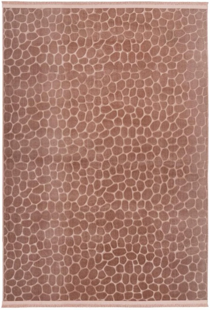 Tapis Marron uni en polyester kilim PERODE