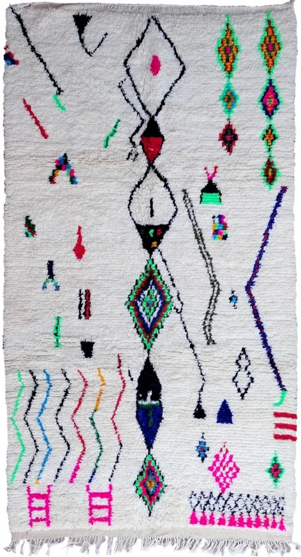 Tapis Berbère authentique en Laine Maroc AZILAL