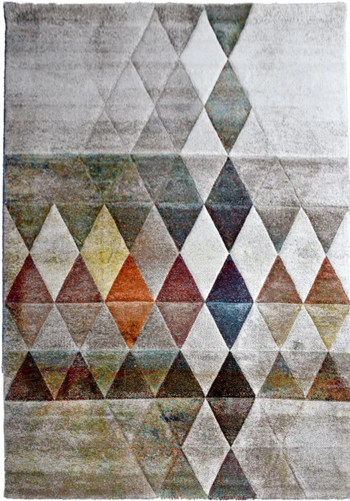 Tapis de Salon Multicolore graphique BELO