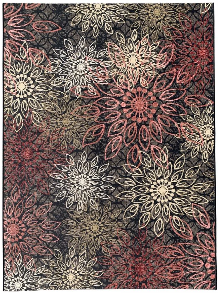 Tapis Floral d'Extérieur multicolore ORADE