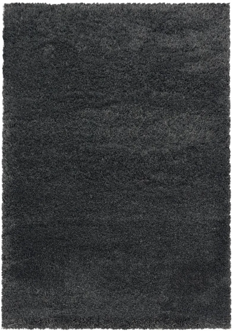 Tapis Shaggy Noir uni ultra moelleux SHAGGYFLU