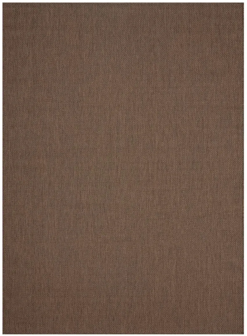 Tapis intérieur extérieur Marron uni kilim GEORGIA