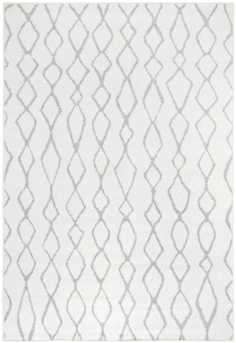Tapis Blanc inspiration Berbère BALANIO