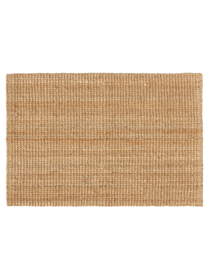 Paillasson scandinave beige naturel en jute 40x60 cm