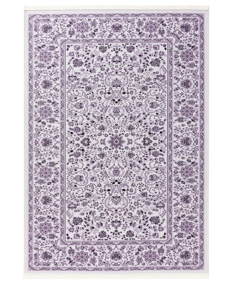 Tapis vintage style oriental violet 200x300 cm