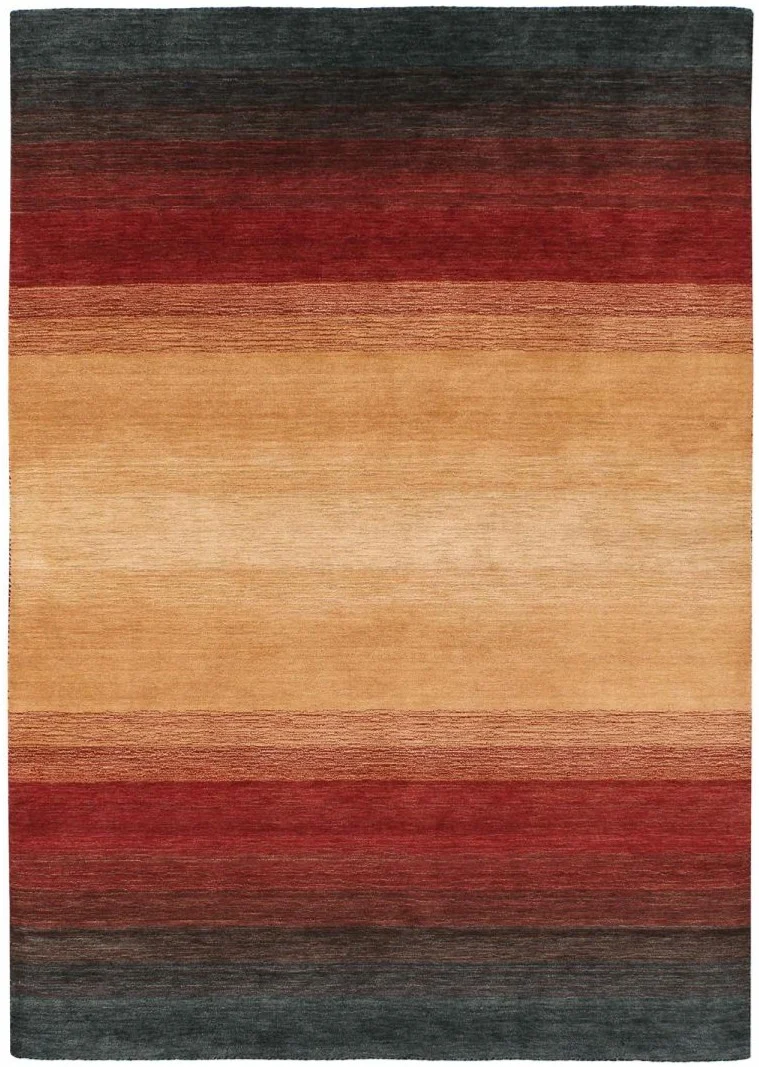 Tapis en Laine Multicolore dégradé tissé main MOMSY