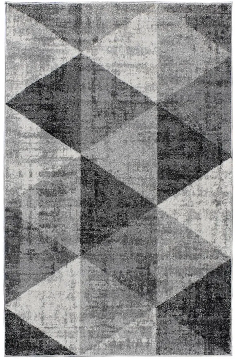 Tapis Design gris de salon SOLTAM