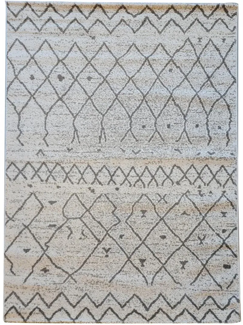 Tapis Berbère Blanc écru pour chambre ESSAOUER