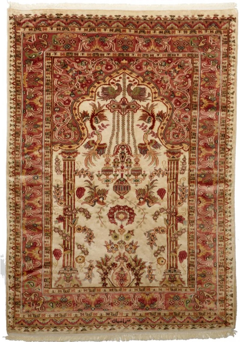 Tapis d'Orient en laine noué main JIHANGIR