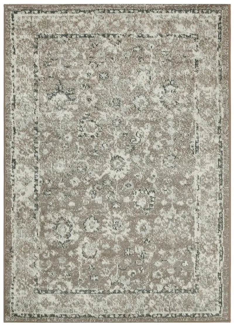 Tapis de Salon Oriental couleur Taupe OLFA