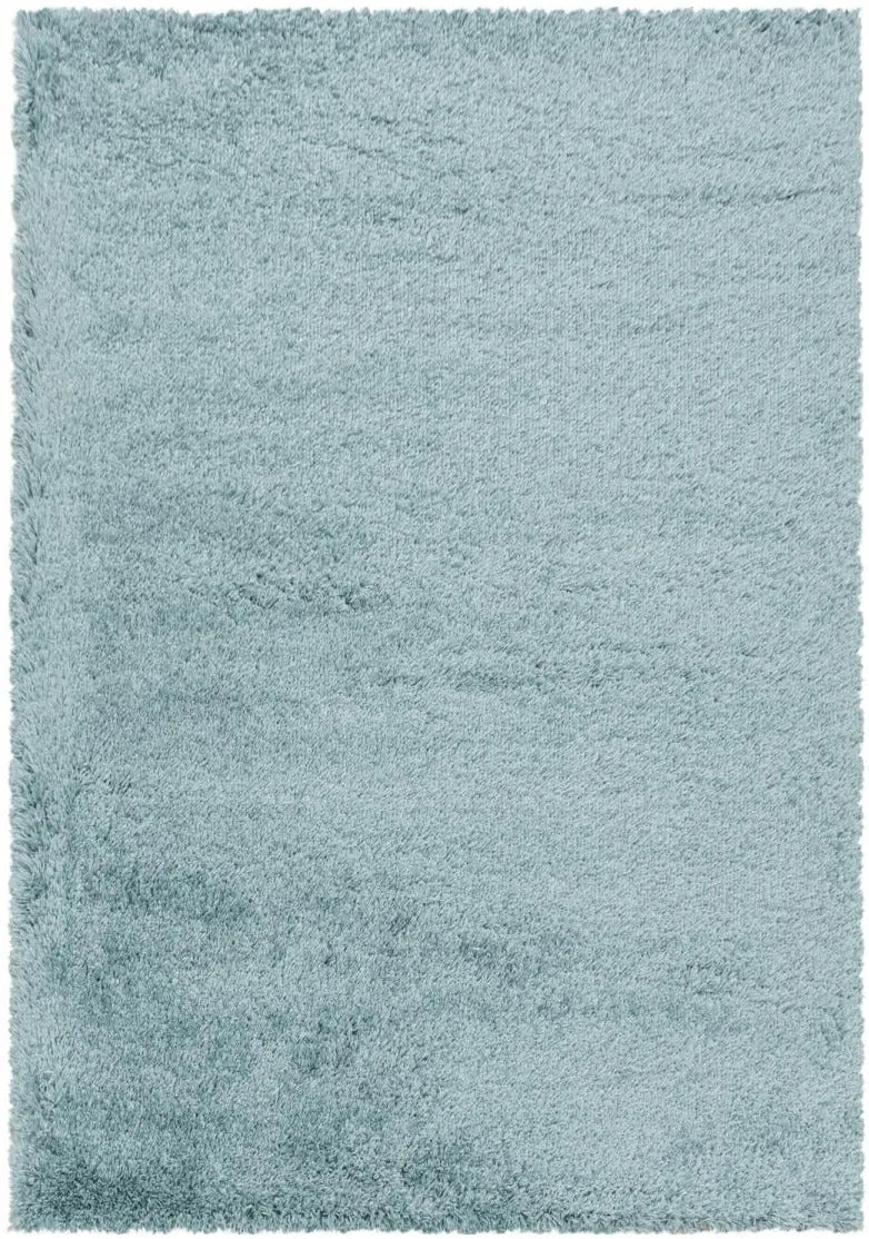 Tapis Shaggy Bleu Uni ultra doux SHAGGYFLU
