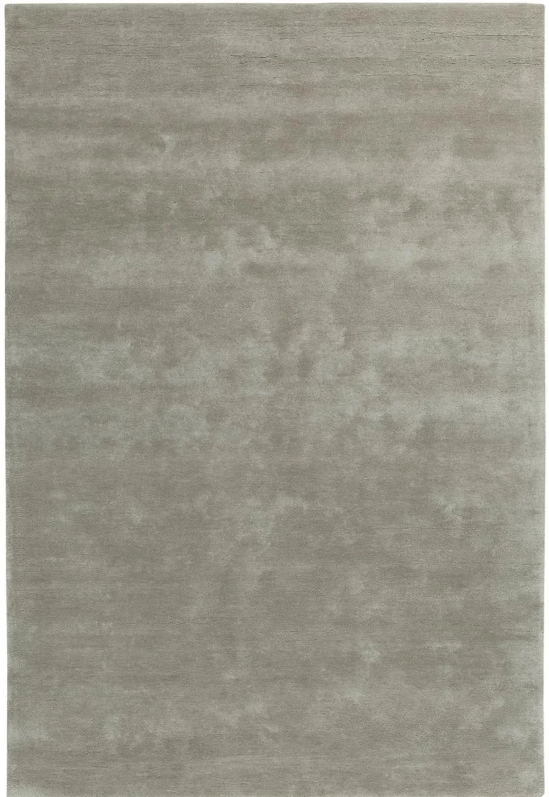 Tapis de Salon Gris en Viscose tufté main REFLECT