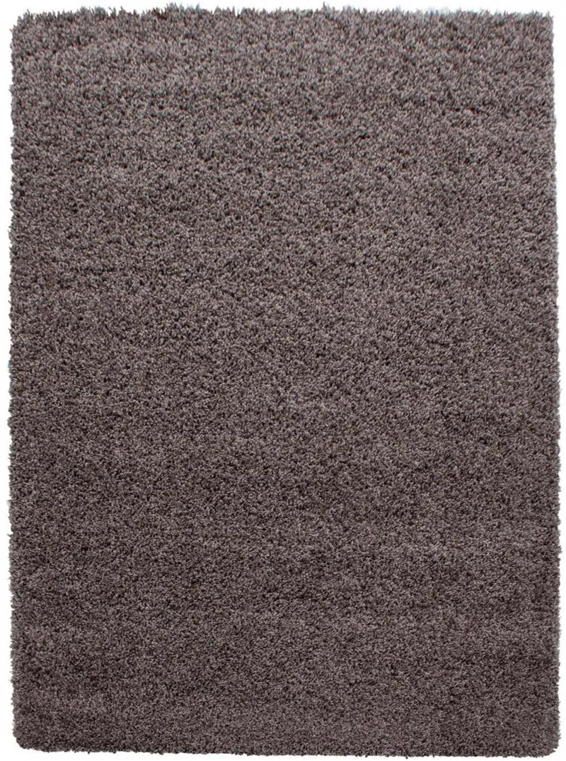Tapis Shaggy moelleux couleur Taupe SHAGGYLI
