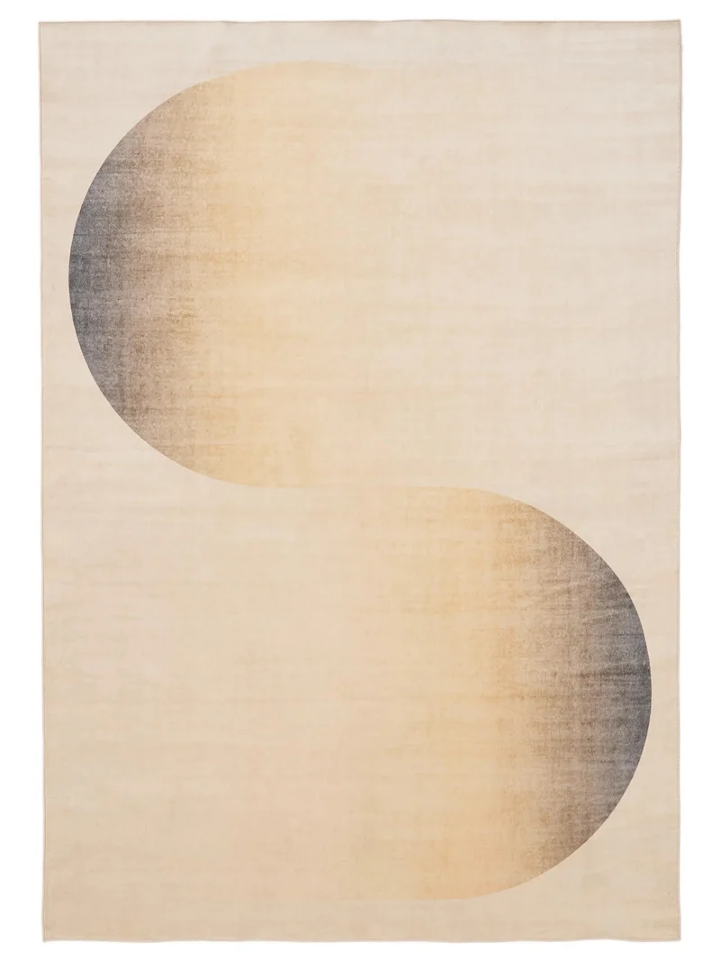 Tapis moderne design beige 120x170 cm
