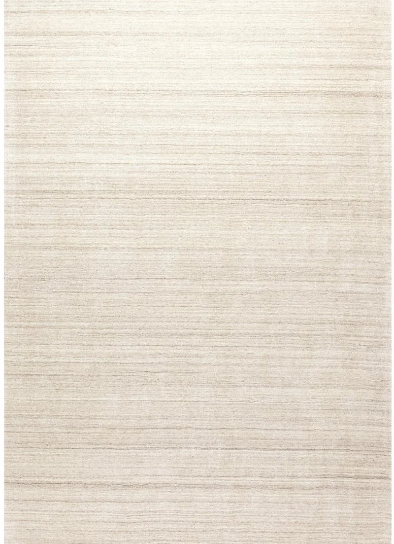 Tapis de salon Haute qualité en viscose Beige uni TRANSFORM