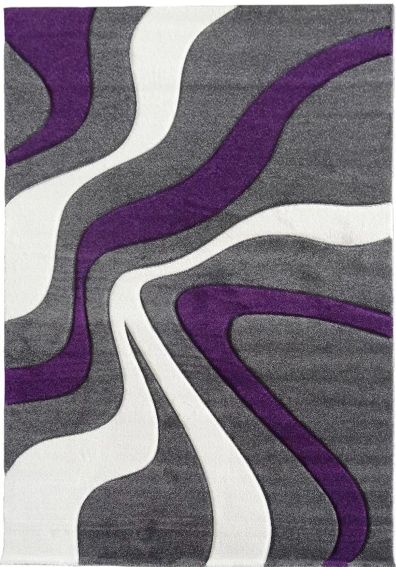 Tapis Violet design moderne DIAMOND
