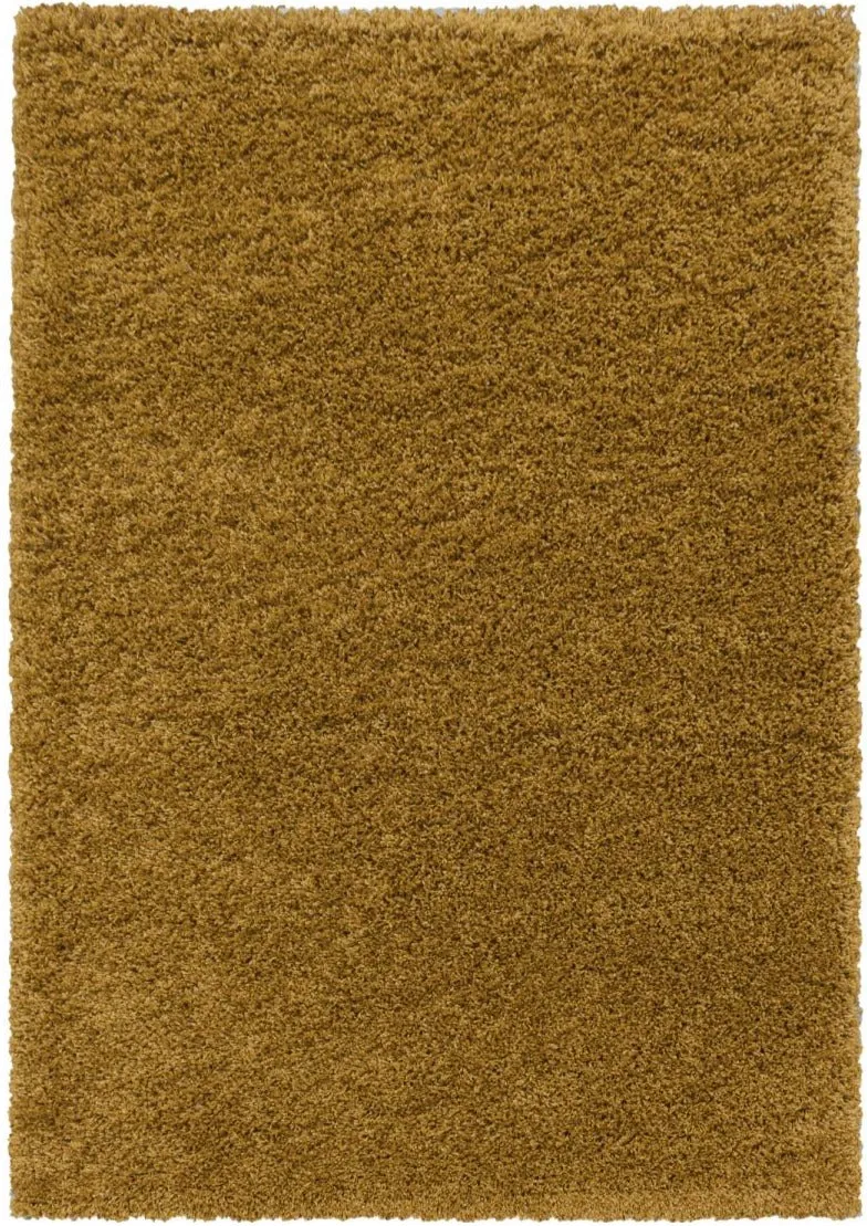 Tapis Shaggy couleur Or Oeko Tex SY