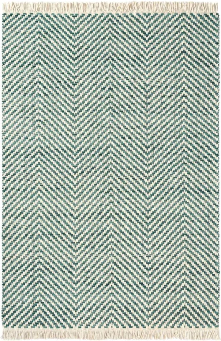 Tapis Kilim vert en laine tissé main haute qualité TWILL