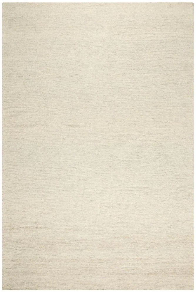Tapis Kilim Beige uni en laine tissé main LOOK