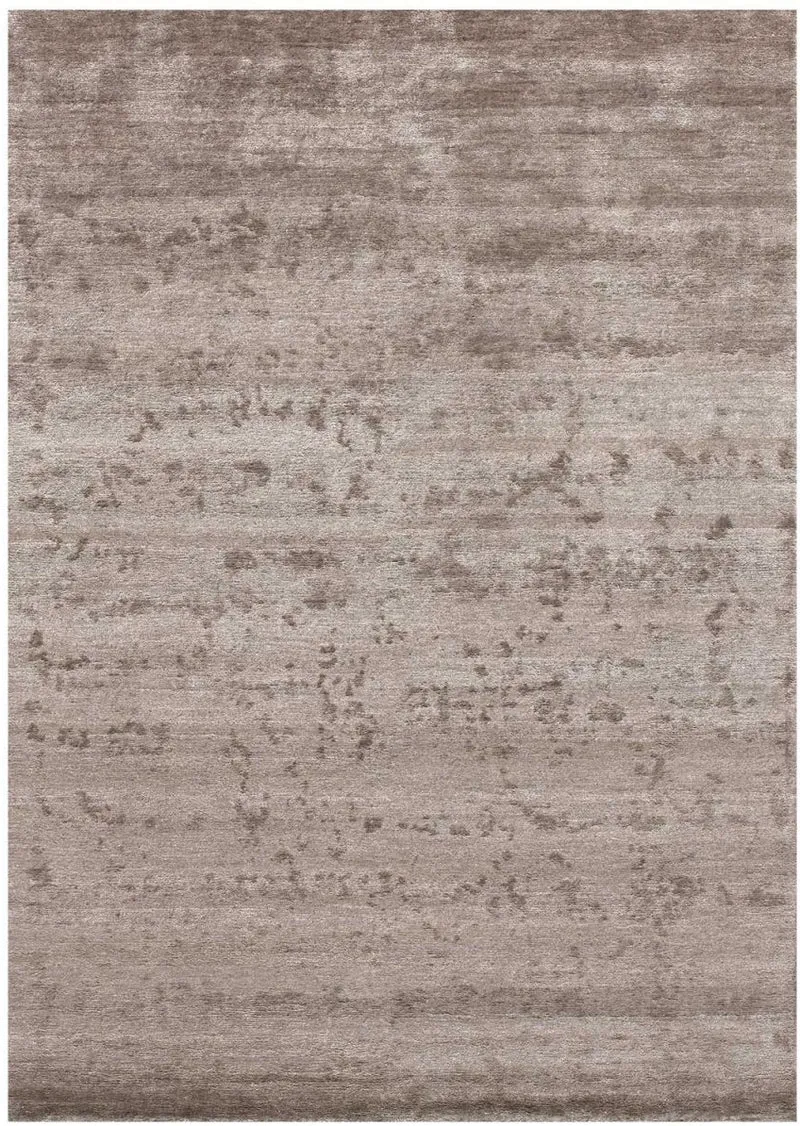 Tapis de Salon haute qualité Beige en soie de bambou 170x240 SILKY