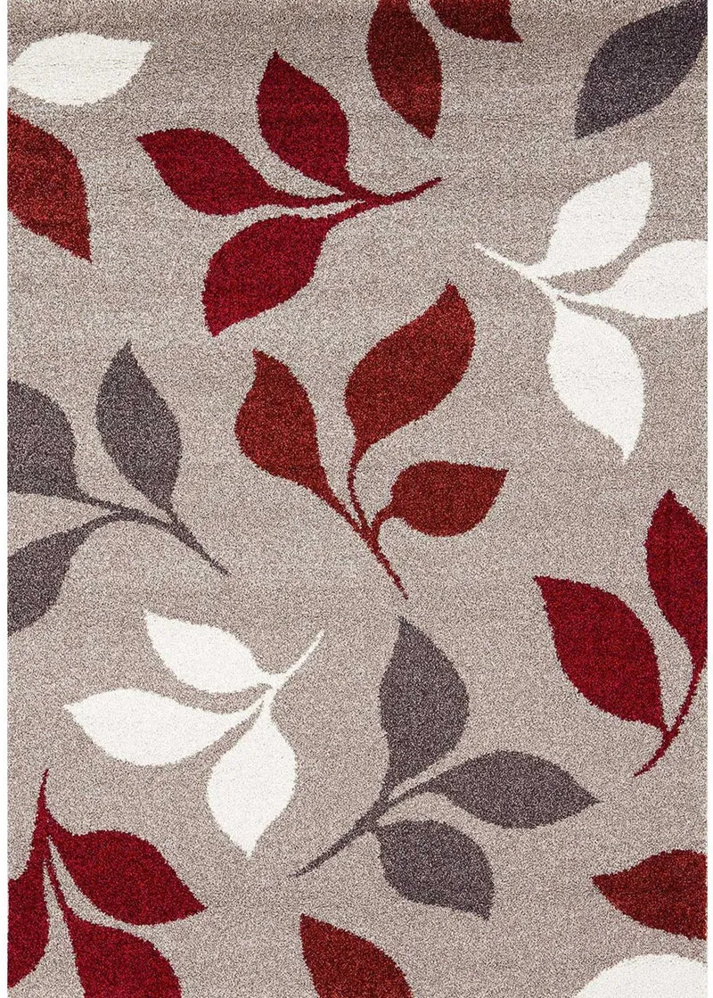 Tapis de Salon Rouge motif Floral TREE FLOWER
