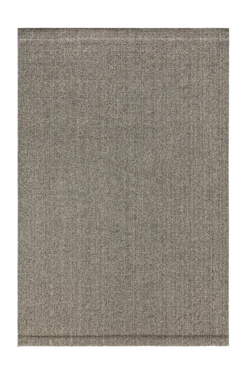 Tapis moderne style scandinave gris chiné en laine 120x170 cm