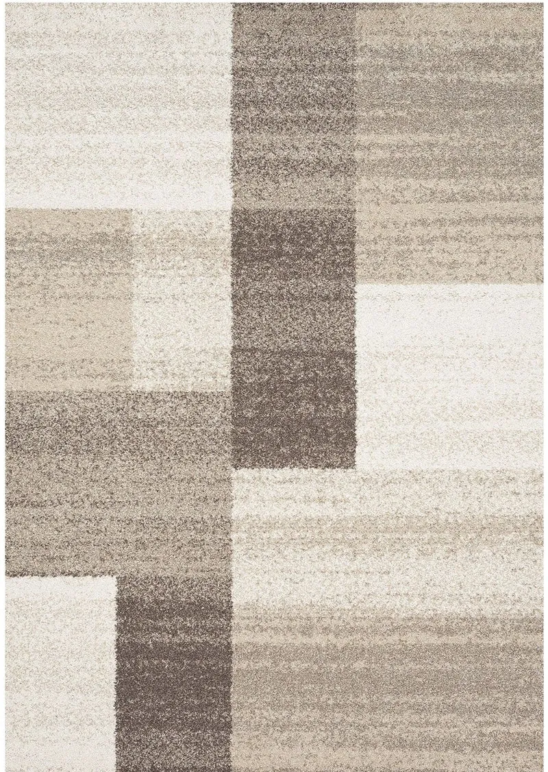 Tapis Beige de Salon Faux Uni CULHAM