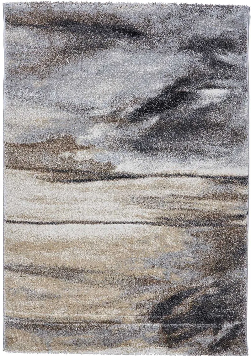 Tapis de Salon Gris Moderne ELEGANT 01