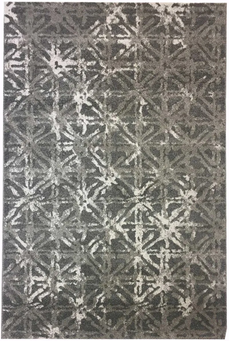 Tapis de Salon Scandinave Gris VINTAGE
