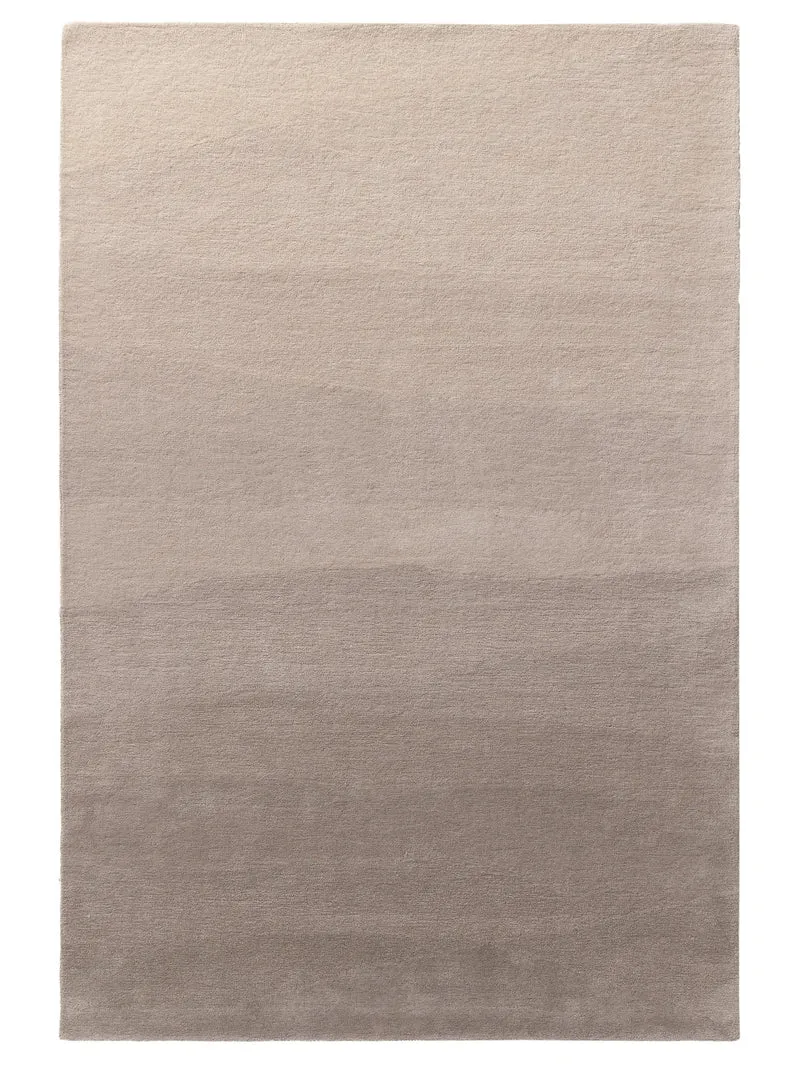 Tapis contemporain motif dunes beige en laine 200x300 cm