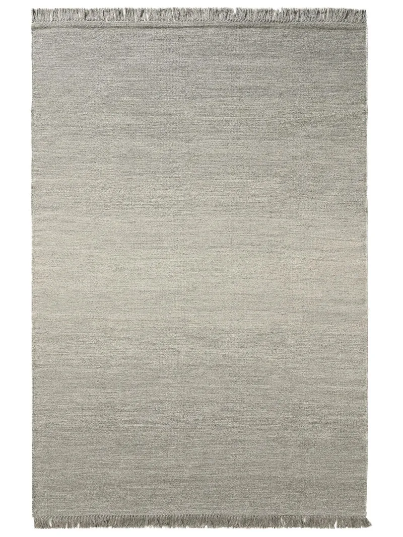 Tapis scandinave dégradé gris clair en laine 120x170 cm