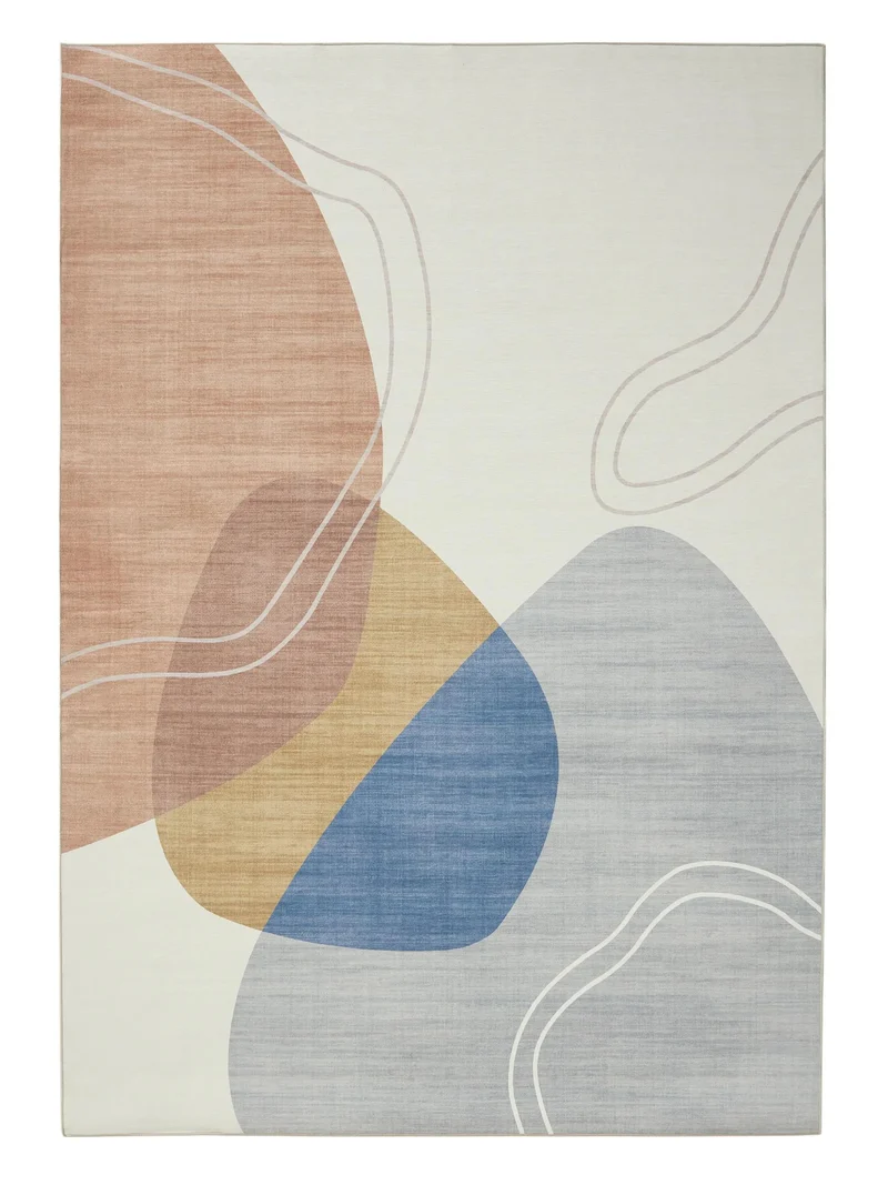 Tapis contemporain moderne multicolore 200x300 cm