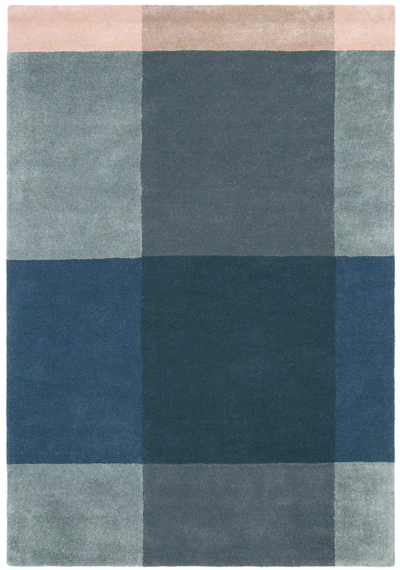 Tapis Design Multicolore en Laine PLAID