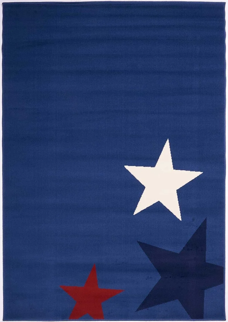 Tapis de Chambre Bleu Design enfant AF STAR
